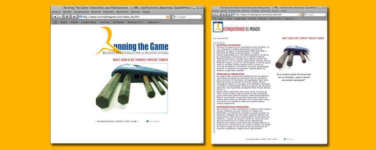Web Running the Game